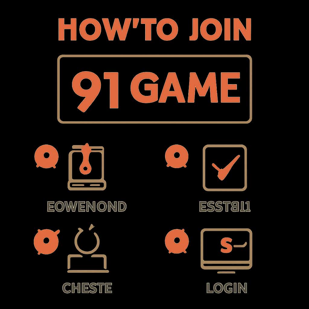 An educational diagram about the joining process of 91 Game.